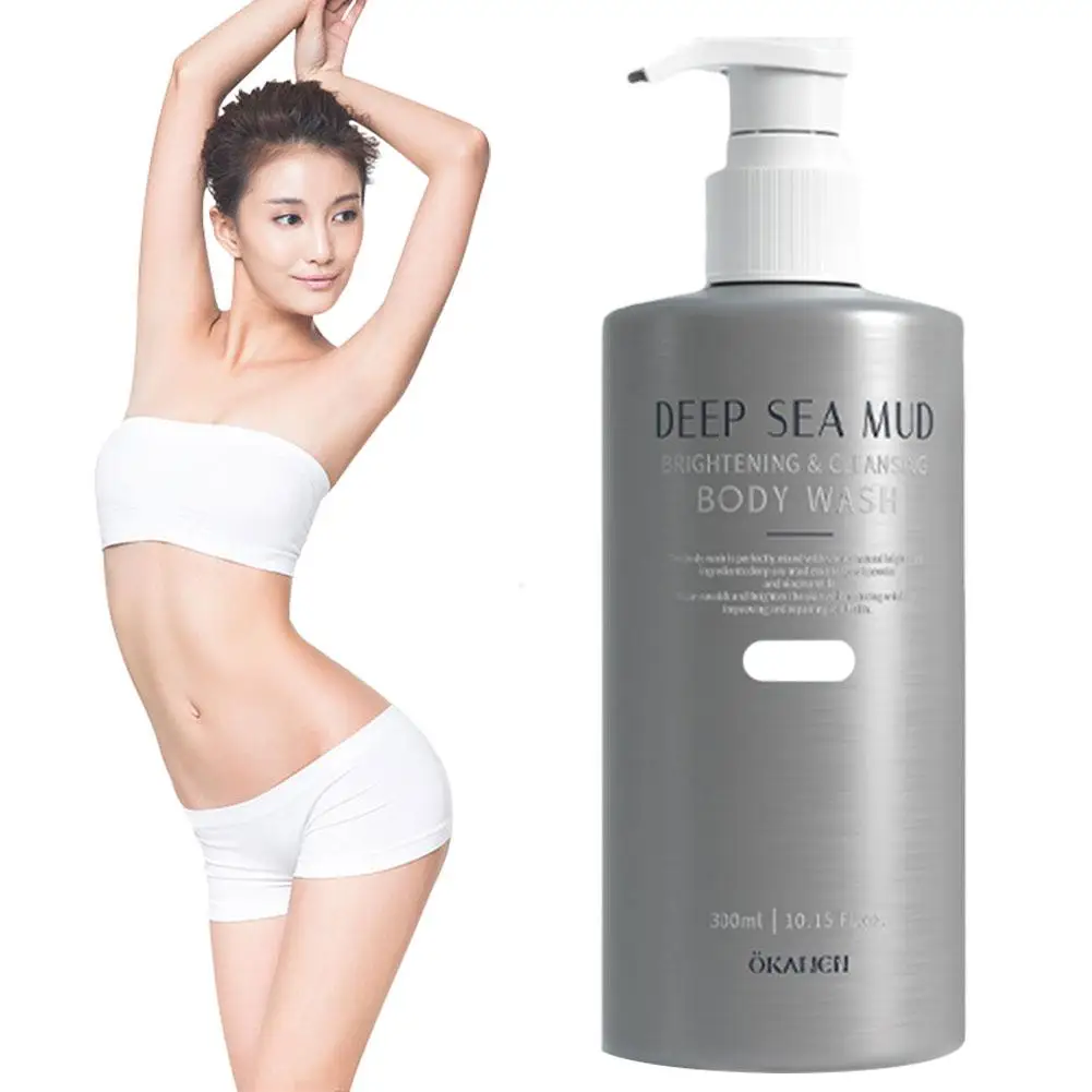 

300ml Deep Sea Mud Volcanic Mud Body Wash Whitening Exfoliating Cleansing Care Body Moisturizing Body Acne Wash Nourishing P3t8