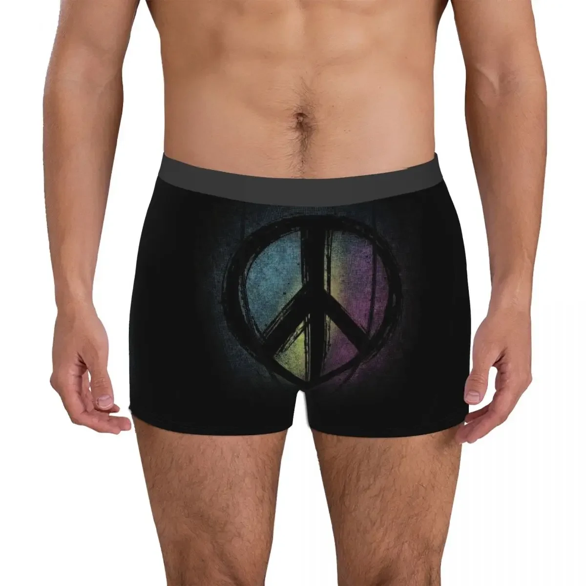 Pantaloncini Boxer da uomo stile Hippie pantaloncini da uomo mutande Cartoon Anime mutandine da uomo divertenti biancheria intima morbida per uomo