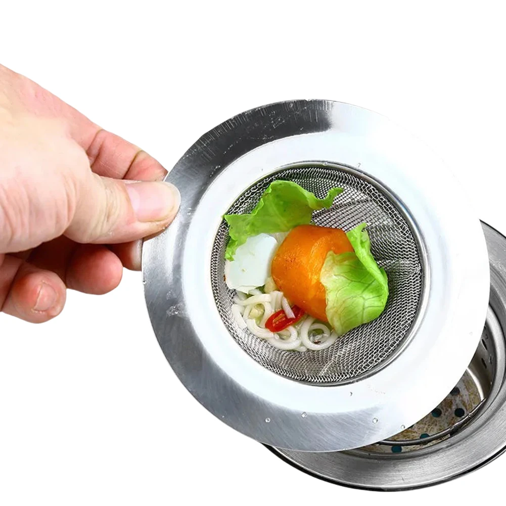 

10pcs Kitchen Sink Drain Strainer Stainless Steel Kitchen Sink Stopper with Large Wide Rim Sink Protector for Kitchen Sinks