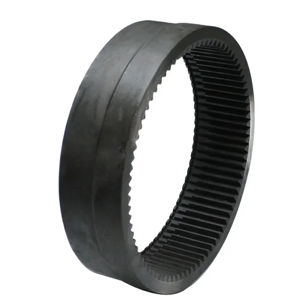 0.3mm Tolerance High Precision Round Silver Steel Casting Service Carbon Steel Mechanical Customized Gear Ring Spur Gear