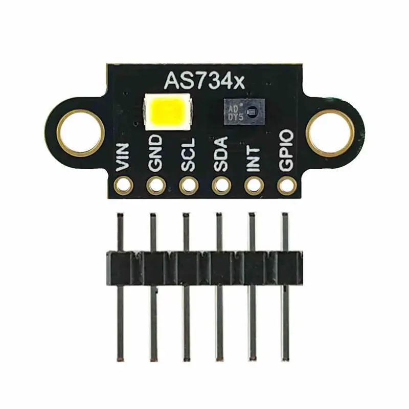 AS60-AS7341-V1 Visible Infrared Color Spectrometer Sensor Module Color Temperature Illuminance Color Measurement Detection