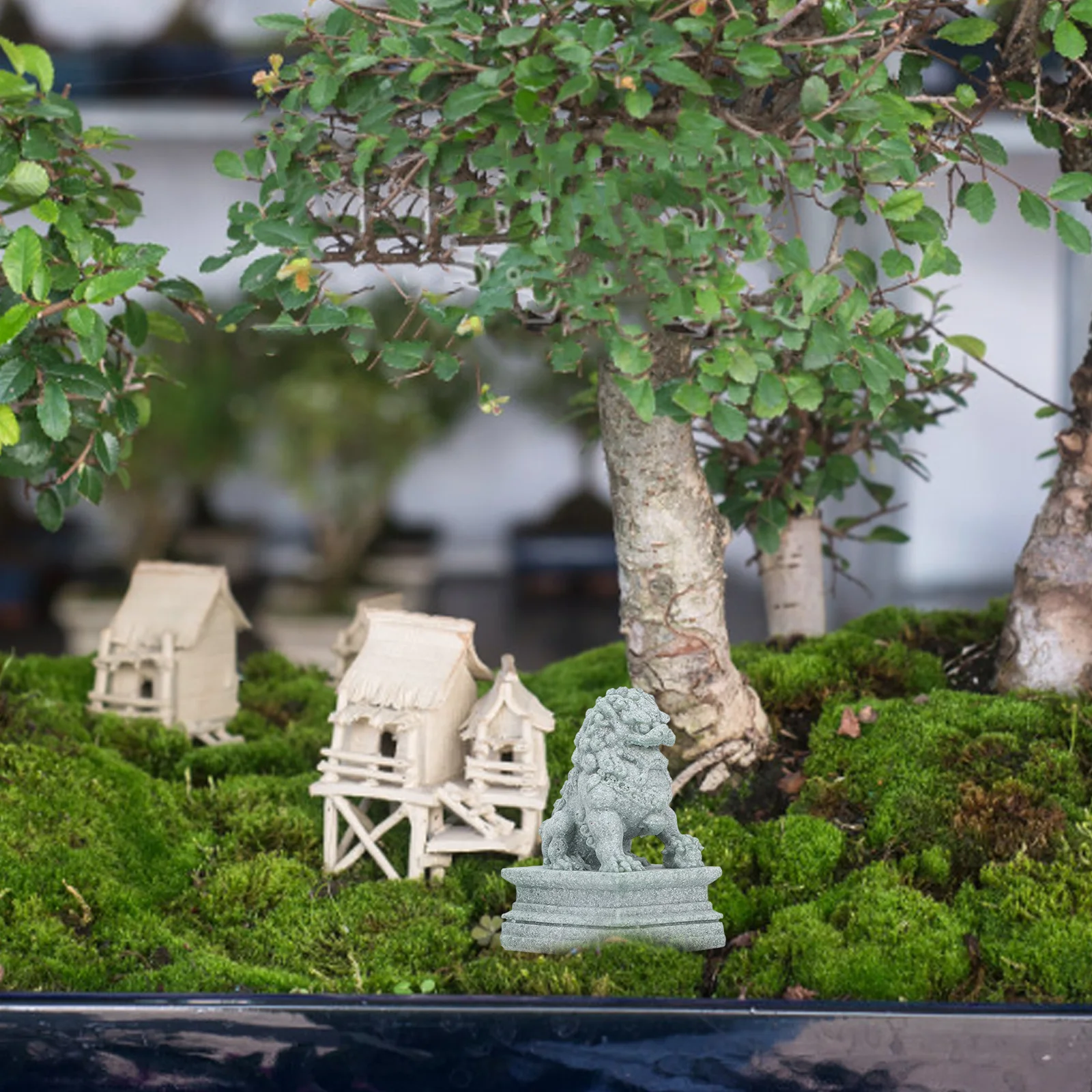 

Statue Small Sculpture For Home Office Desktop Decor Lion Tabletop Decoration Lion Statue Miniature Craft