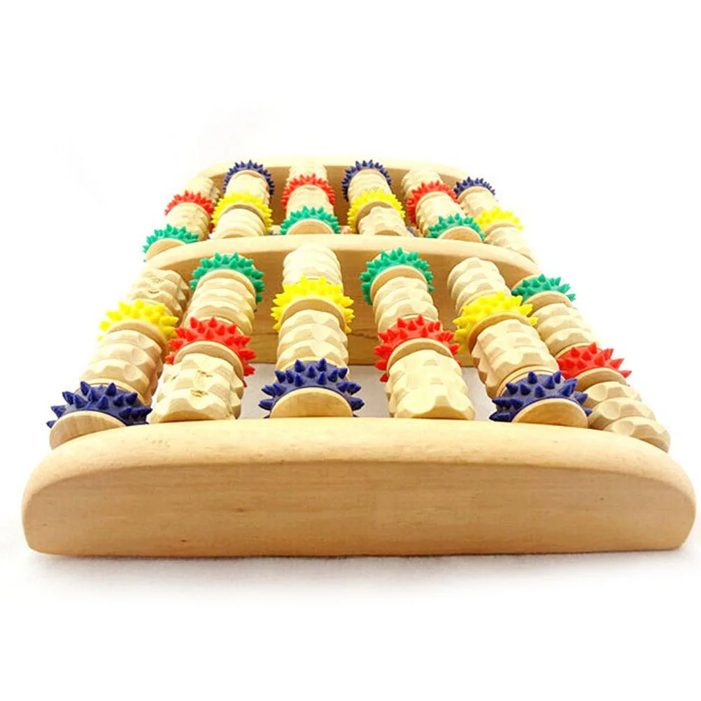 

Massager Solid For People Wood Tool For Muscle Pain Relief Stress Roller Massage Device Roller Muscle Massage