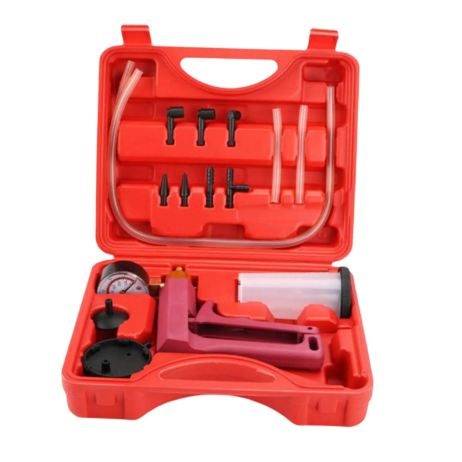 Brake Bleeder Kit with Gauge Brake and Clutch Bleeding System Universal with