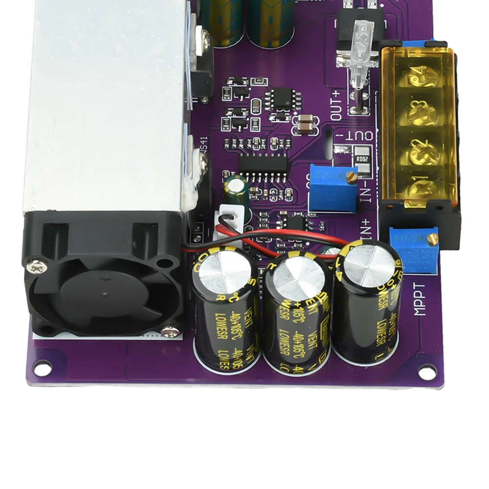 800W 25A MPPT Solarladegerät Stromversorgungsmodul 18V-90V auf 2-60V DC-DC Abwärtswandler Auto-Ladeplatine Ideal-Diode – Detail 15