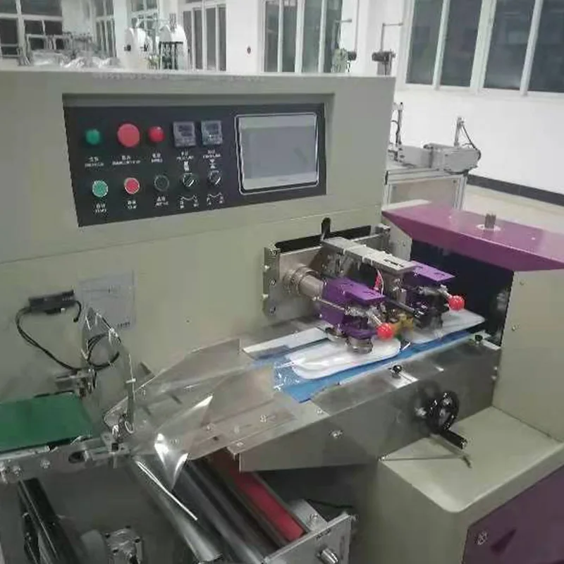 Automatic Disposable Slipper Making Machine With Nonwoven Roll Feeding And Length Cutting