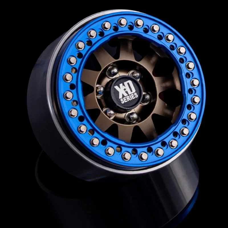 4PCS 1.9 Pollici Goccia D'acqua Mozzo Ruota In Metallo per 1/10 RC Crawler Auto TRX4 Defender AXIAL SCX10 RC4WD D90 Jeep Chevrolet K10 TF2 TRX6