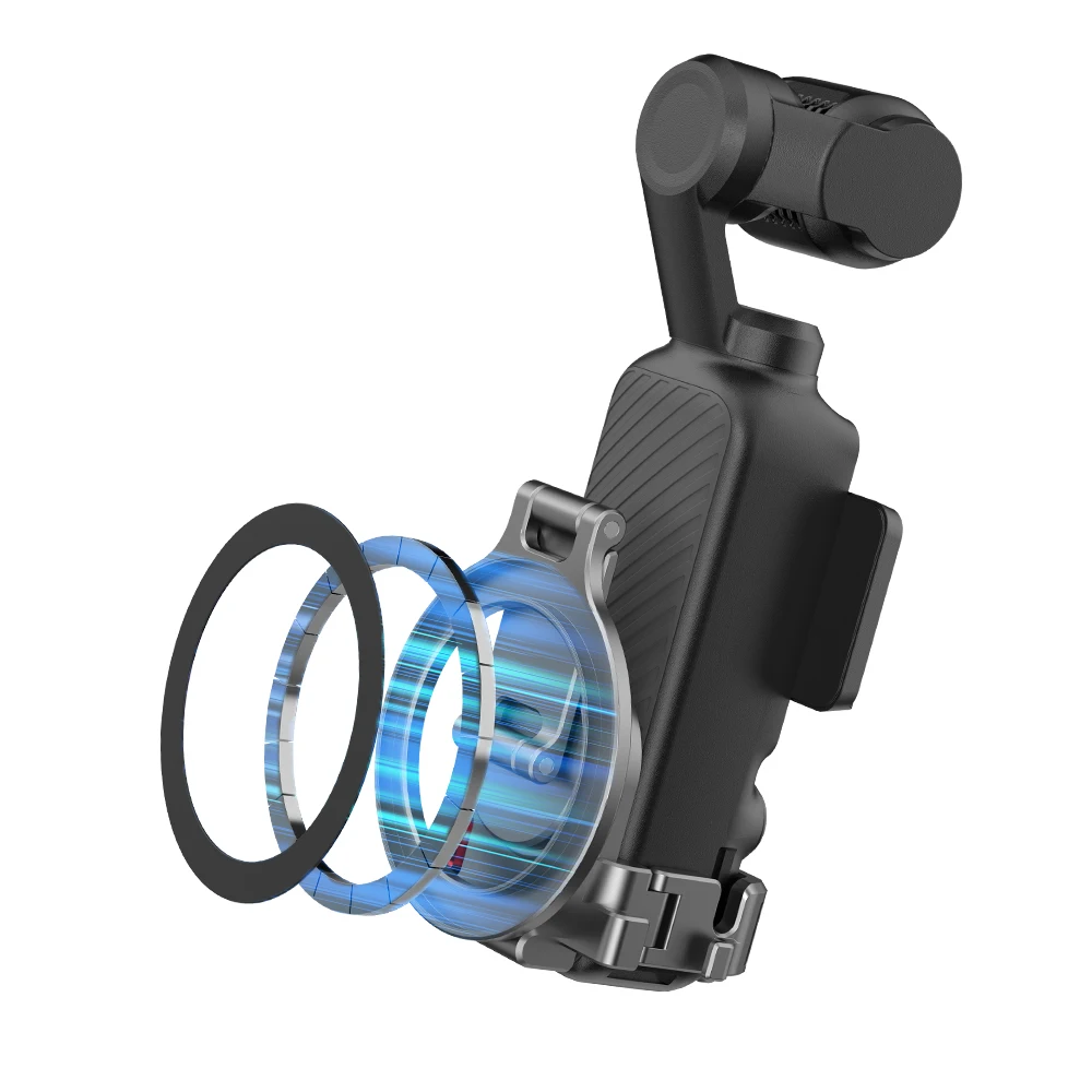 Supporto da tavolo per PC in alluminio per DJI OSMO POCKET 3 Tele-prompter Staffa magnetica Supporto magnetico