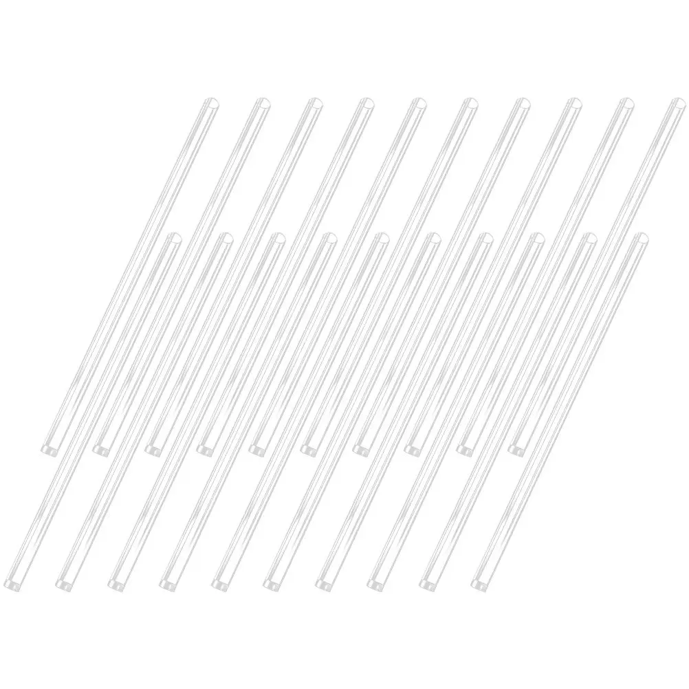 

20Pcs Transparent LED Meteor Light Tubes Shower Lights Tube Replacement for Outdoor Parties Weddings Holiday Decor String Light