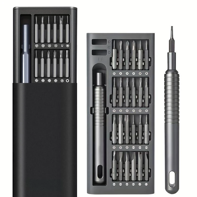 25 in 1 Precision Screwdriver Set Eyeglass Repair Kit All in One Tools Set for IPhone/PS4/Switch Camera Phone Screen Watch Mac