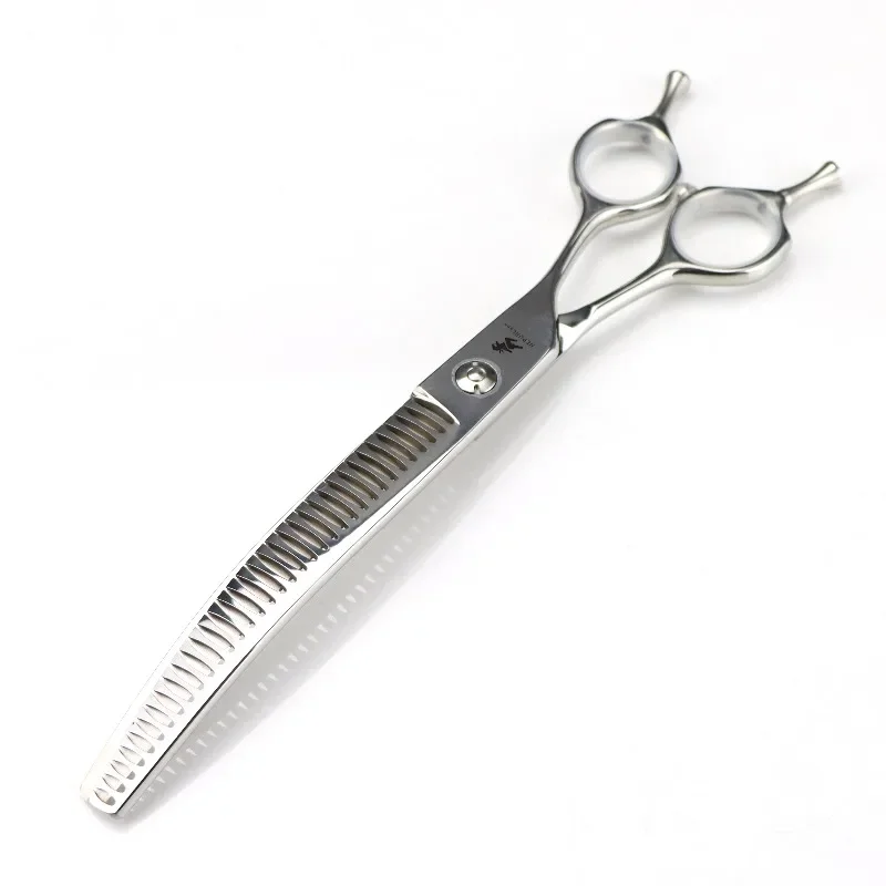7.5-Inch Japanese 440c Ben Teeth and Harpoon Professional Scissors Set Shaped Scissors Pet Grooming Intensive Teeth Scissors Set