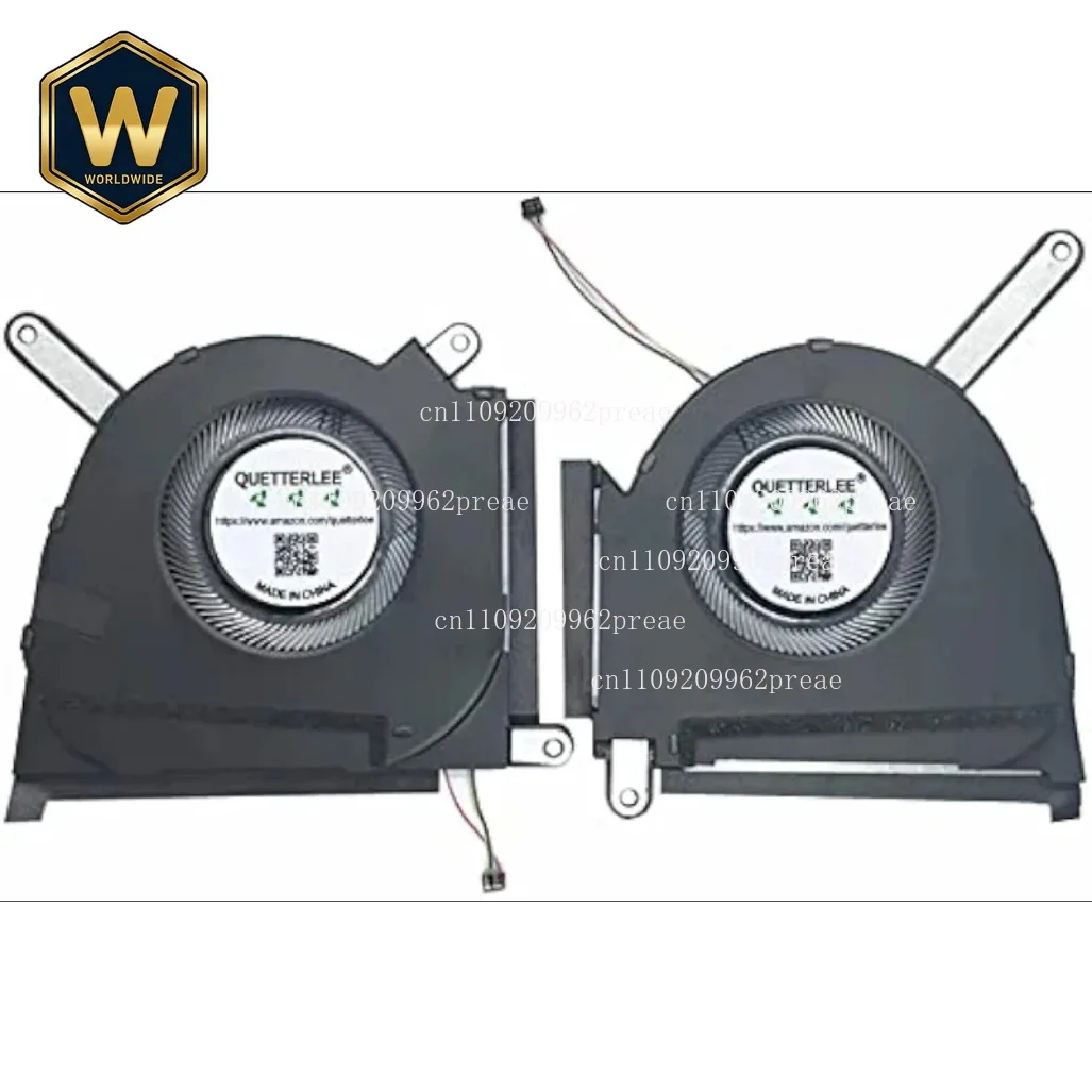 For ASUS TUF Dash 15 (2022) FX517 FX517ZM FX517ZM-AS73 FX517ZR FX517ZC Series CPU GPU Cooling Fan DC12V 0.6A Fit RTX3060 RTX3070