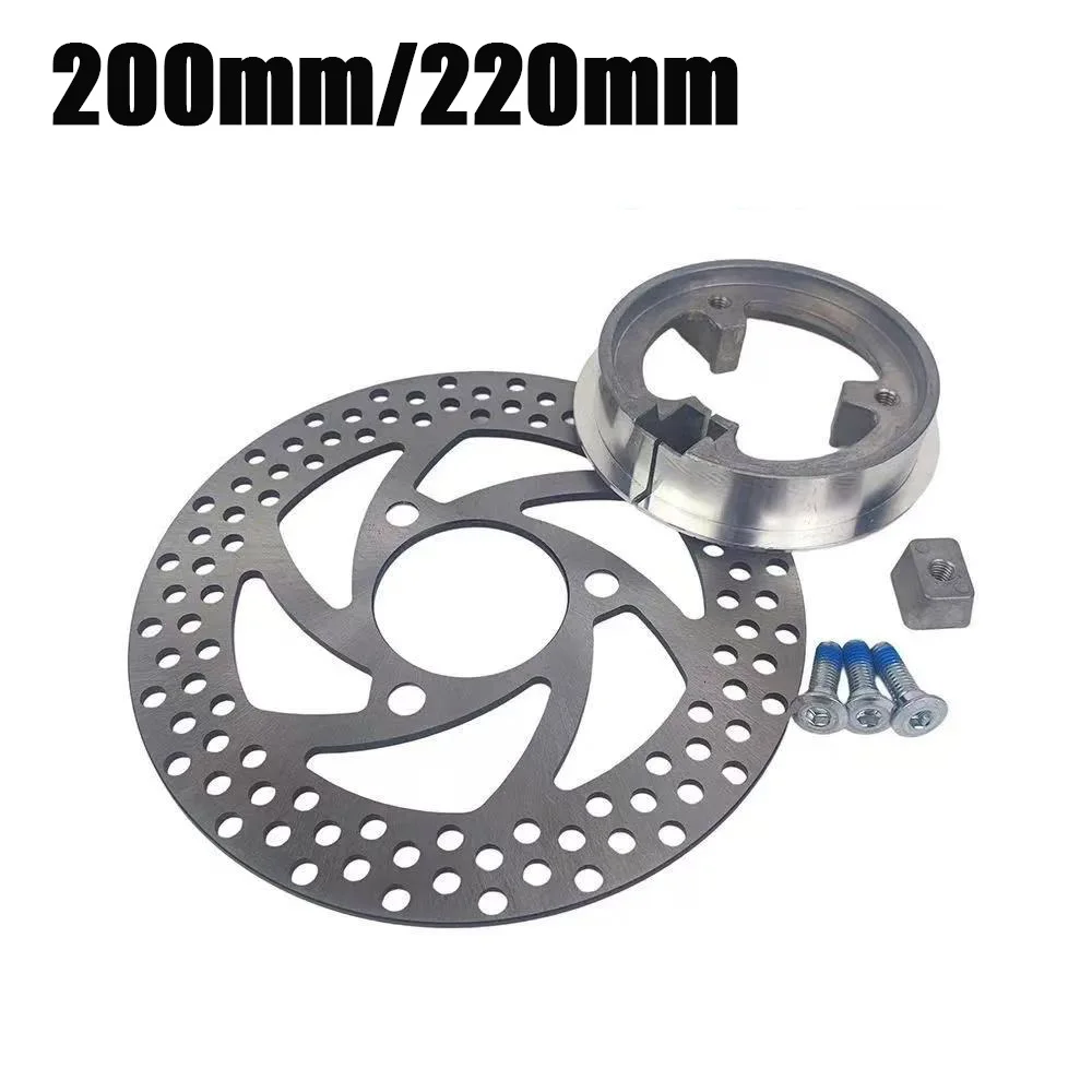 Drum To Disc Brake Modified Kit Tension Ring 70mm Pitch 200 220mm Brake Rotor For E-bike Electric Motorcycle Scooter view 2