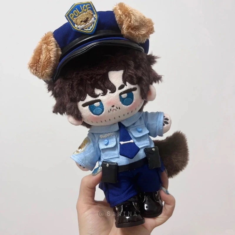 

20cm Anime Role Will Kawaii Cosplay Cotton Doll Body Ears Tail With Skeleton Cartoon DIY Change Suit Soft Plushies Toy Fans Gift