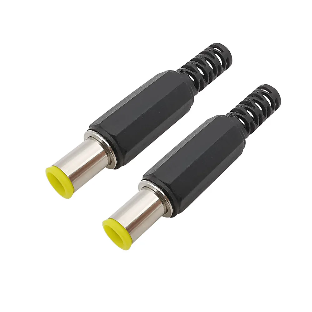 2 sztuk plastikowe 6.5x4.4mm DC Power męskie złącze wtykowe z 1.3mm Pin 6.5*4.4mm DC wtyczki ładowarka DIY naprawa Jack Adapter Audio — zdjęcie 2