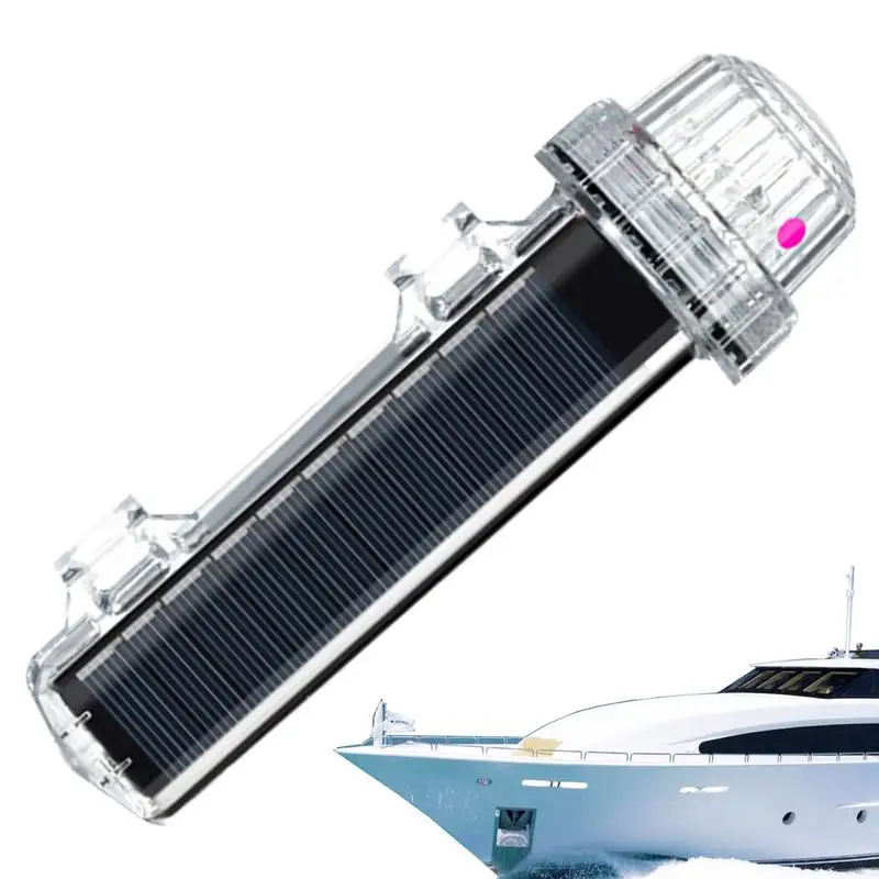 

Marine Navigation Light Solar Powered Net Beacon Light Waterproof Intelligent Light Control Sensing Lamp For Night Fishing Night