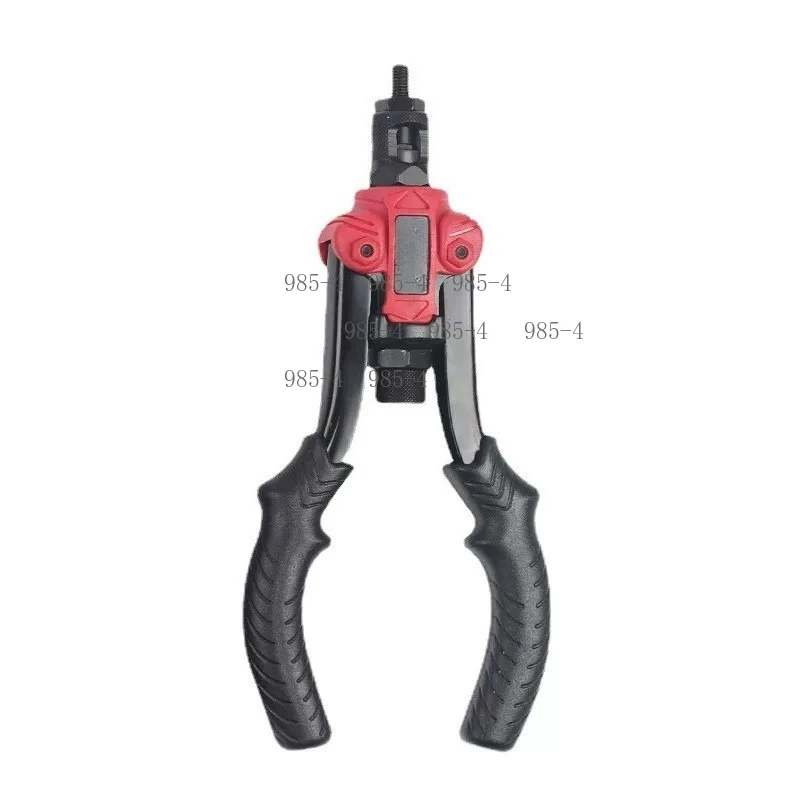 BT-606 Hand Rivet Gun Tool, Interchangeable Heads Design for M3-M12 Threaded Nuts & Standard Rivets