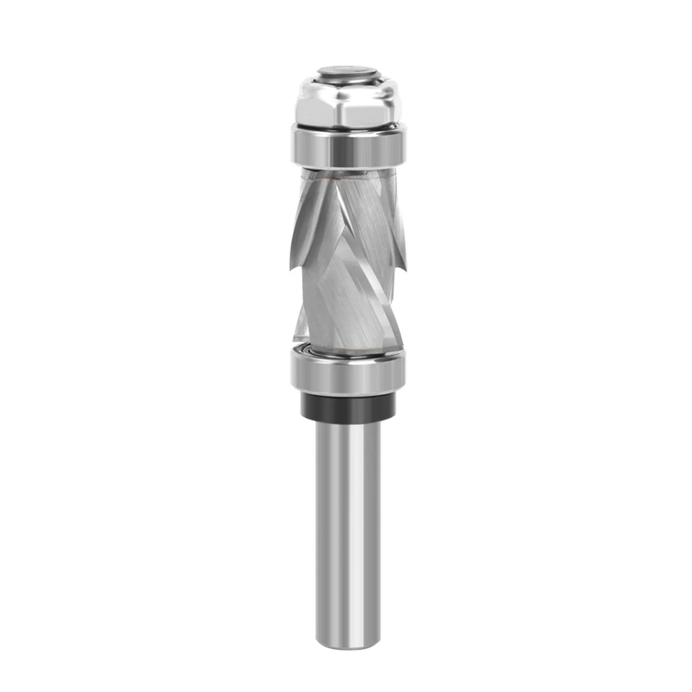 

Stainless Steel End Mill Cutters Bearing Compression CNC Router Bit Flush Trim Inch Shank Stainless Steel Bearing