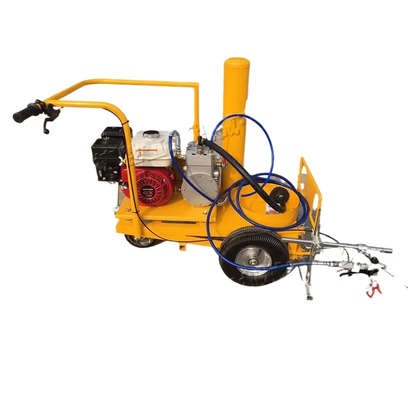 

Line Marking Machine Small Engineering Road Line Drawing Playground Made High Precision Cold Spray Marking Machine