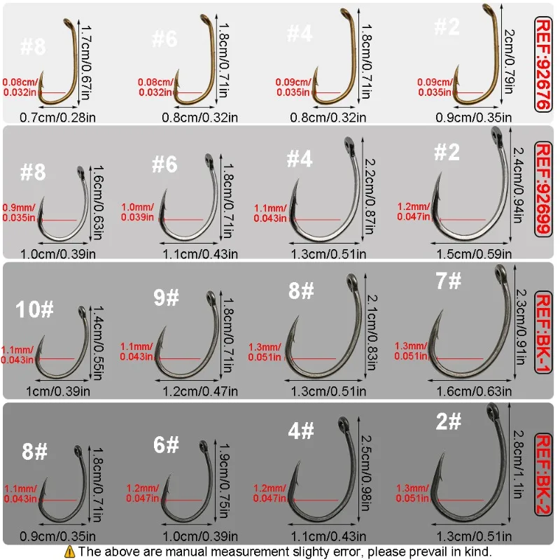 680Pcs Barbless Fishing Hooks Boxed Sea Hooks Long Cast Anti-release Hooks for Lure Boat Saltwater Fishing