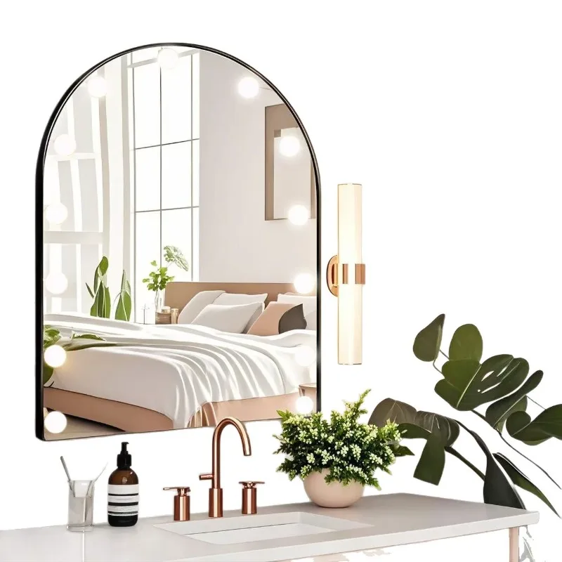 Wedding dresser with lamp, beauty salon makeup table