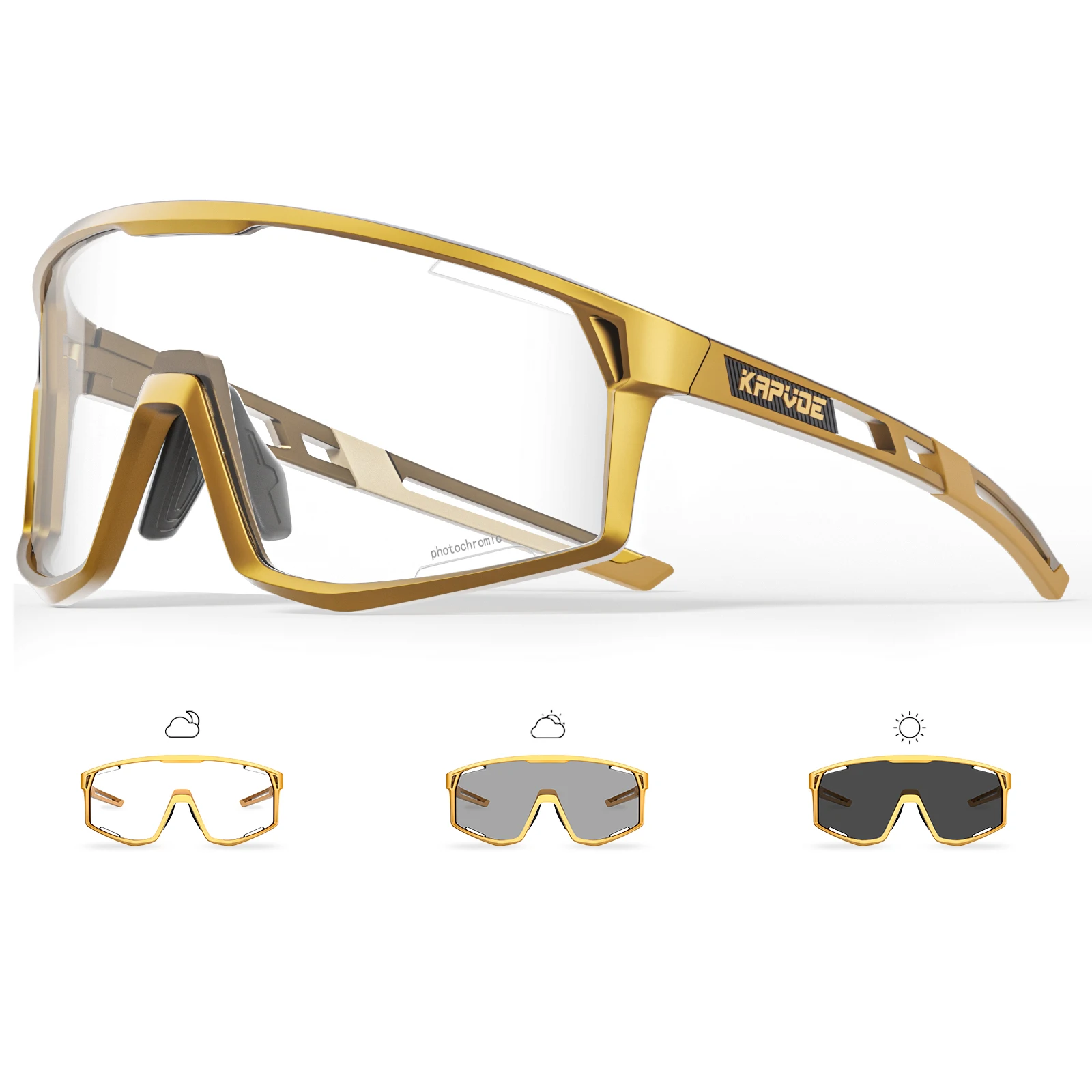 KAPVOE Photochromic Cycling Glasses 5