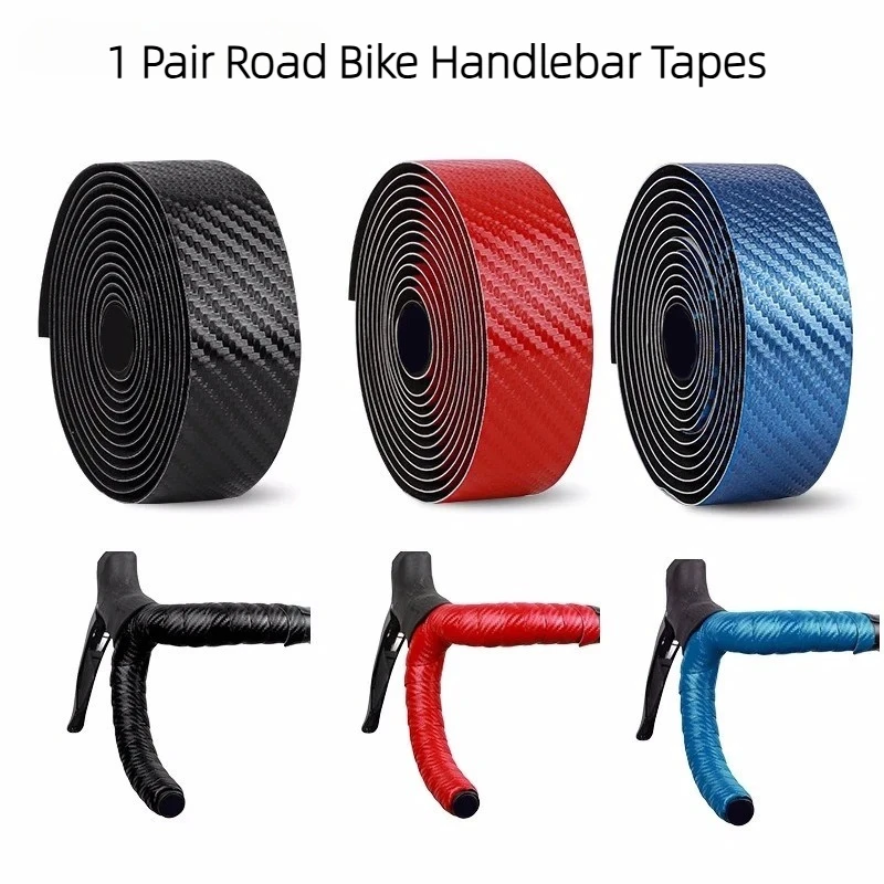 AliExpress NONE 1 Pair Bicycle Handlebar Tapes for Road Bike Anti-slip Waterproof Cycling Bar Wrap Road Bike & Carbon Fiber Bar Accessories