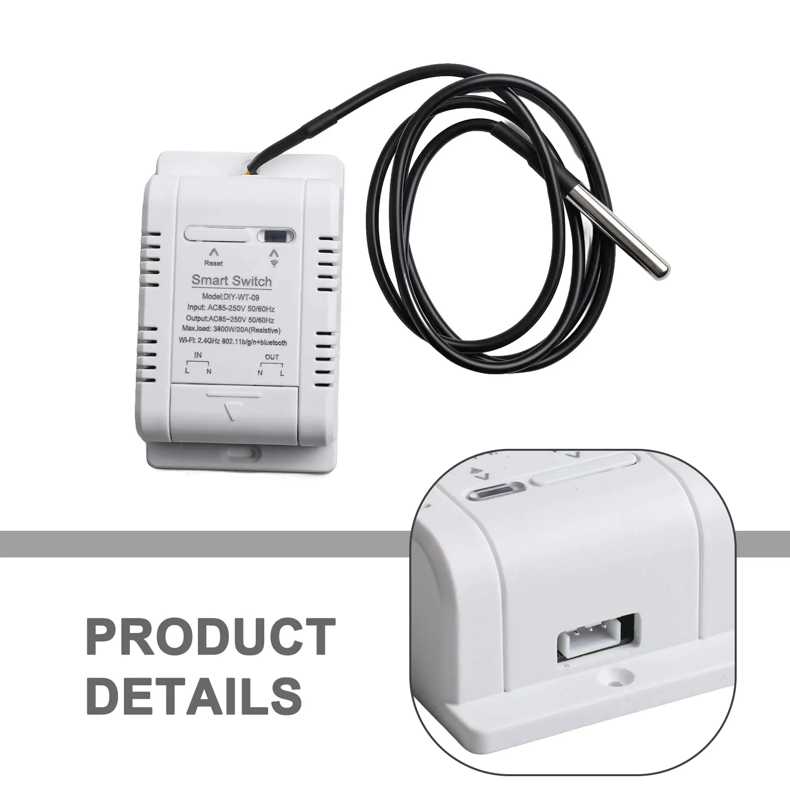 For Smart Temperature Humidity Switch for For ewelink APP Control with Scheduling Features for For Smart Home Automation