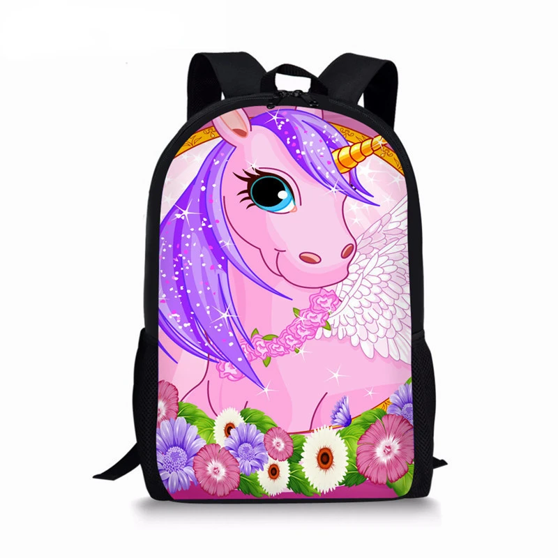 

Trendy Youthful Trendy Unicorn Student School Bags Notebook Backpacks 3D Printed Oxford Waterproof Boys/Girls Travel Bags