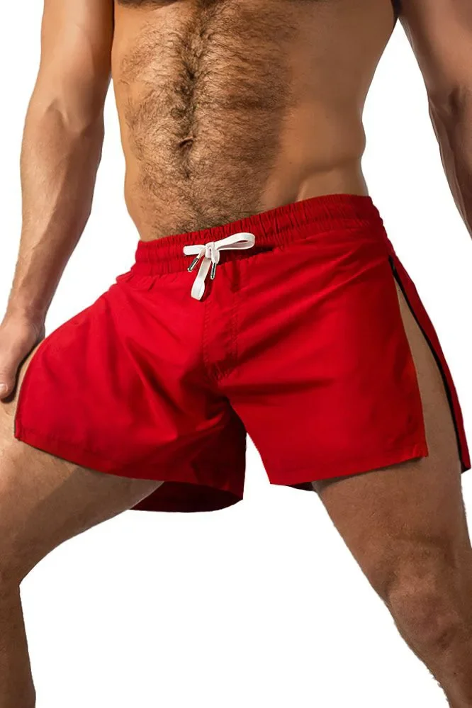 Herren Marathon Running Sweat Shorts mit Reißverschlusstasche Fitness Athletic Atmungsaktive Jogginghose Outdoor Sport Training Kurze Hose – Detail 7