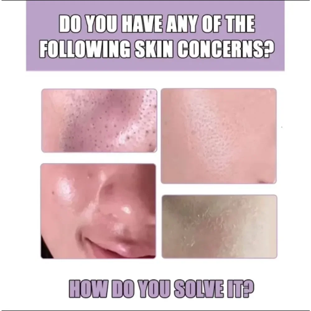 Facial Pore Shrinking Serum Fine Pores Firming Skin Increasing Skin Elasticity Moisturizing Brightening Essence Skin Care