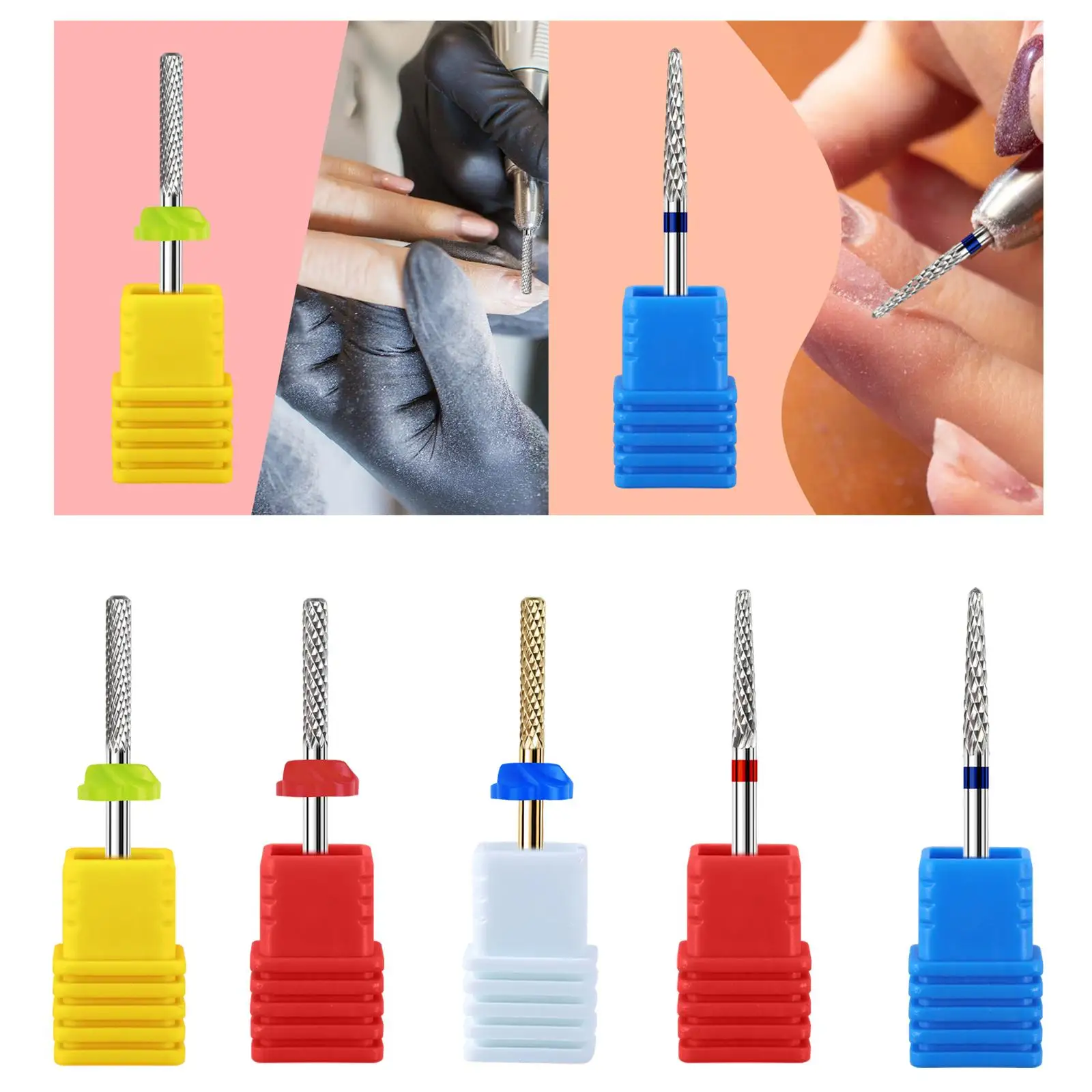 لقمة مثقاب الأظافر، إكسسوارات متينة ممتازة تحت منظف الأظافر لصالونات التجميل المنزلية #1