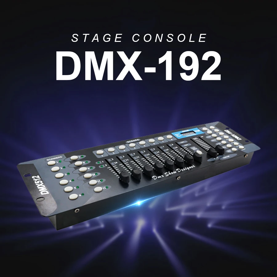 

New Arrival 192 DMX Controller for moving head light 192 channels for DMX512 DJ equipment dj Disco Controller console