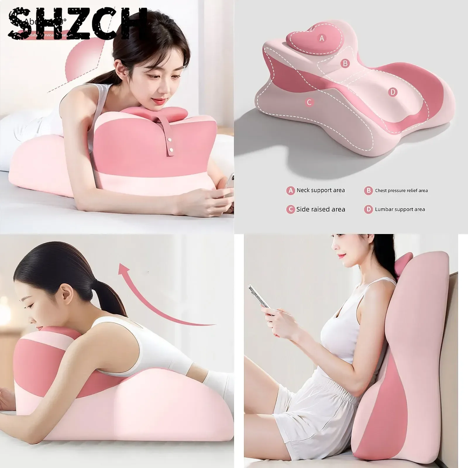 2026 Memory Foam Pillow Bed Suitable For Couples Ergonomic Pillow Couples Lift Hip Waist Abdomen Support Car Home Bed Cushion