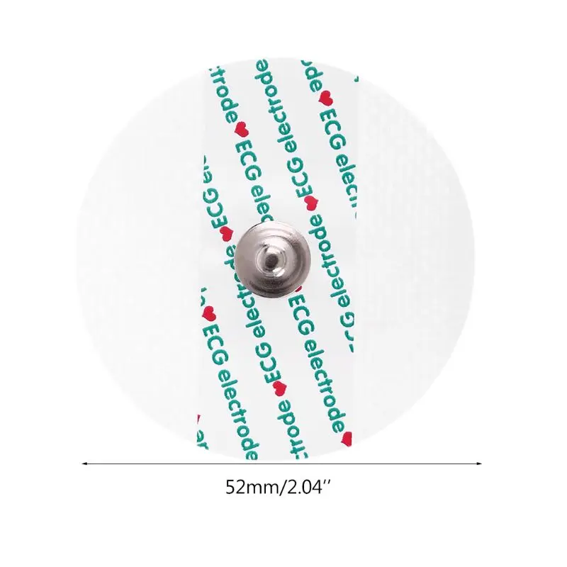 ECG Electrode Patch for Electrocardiograph Fittings Lead Wire ECG poster Circular Electrode Adult Non-woven cloth 50pcs