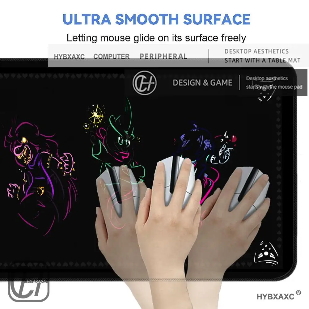 HYBXAXC Kawaii Mouse Pad Laptop Cartoon D-deltarune HD Print Mousepad PC HD Print Pixel Game Keyboard Pad Gaming Ani