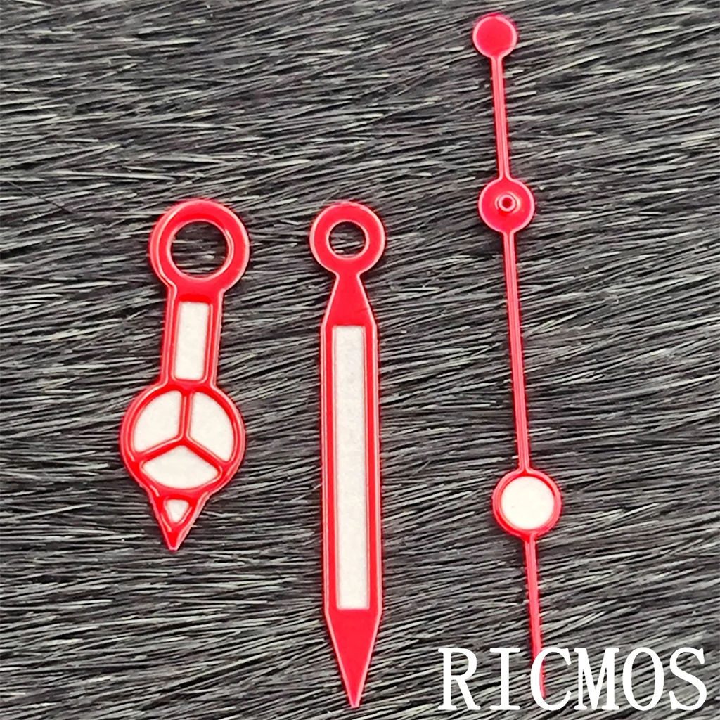 Watch Hands red color Green Luminous hands Fit NH35 NH36 Miyota 8215 DG 2813 ETA 2824 2836 Movement Replacement Parts