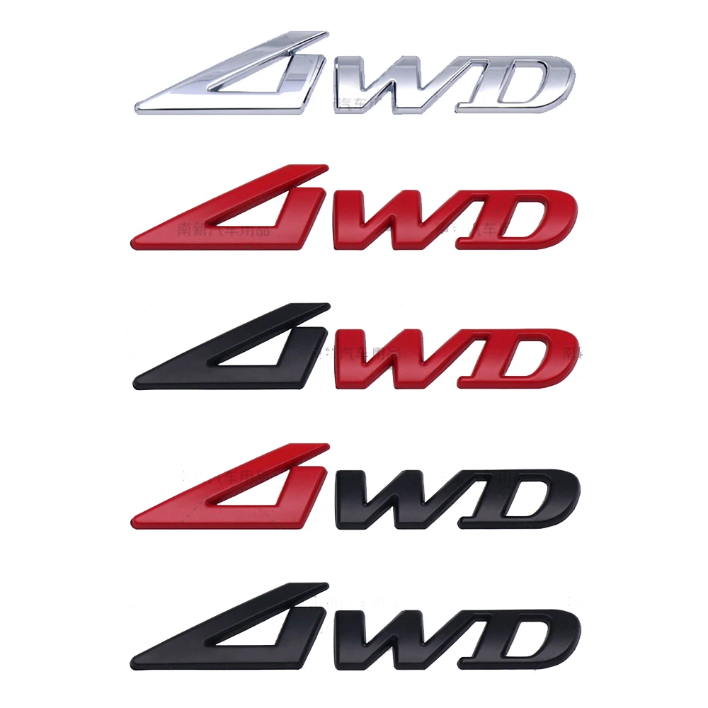 

Металлическая Наклейка для кузова автомобиля 4WD, значок-эмблема для заднего багажника, эмблема для Ford, Land Rover, Volkswagen, Mercedes Benz, Honda, Audi, BMW, Jeep, Mazda