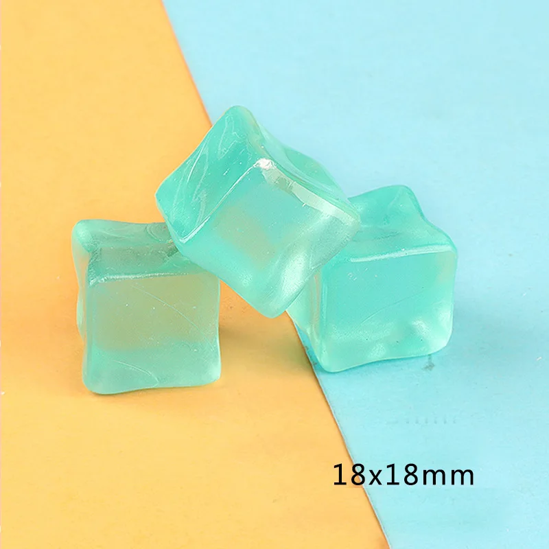 10 Stück Mini Niedliche Farbblöcke Leuchten im Dunkeln Vivarium DIY Zubehör Miniatur-Figuren Feengarten-Dekoration Kawaii Spielzeug