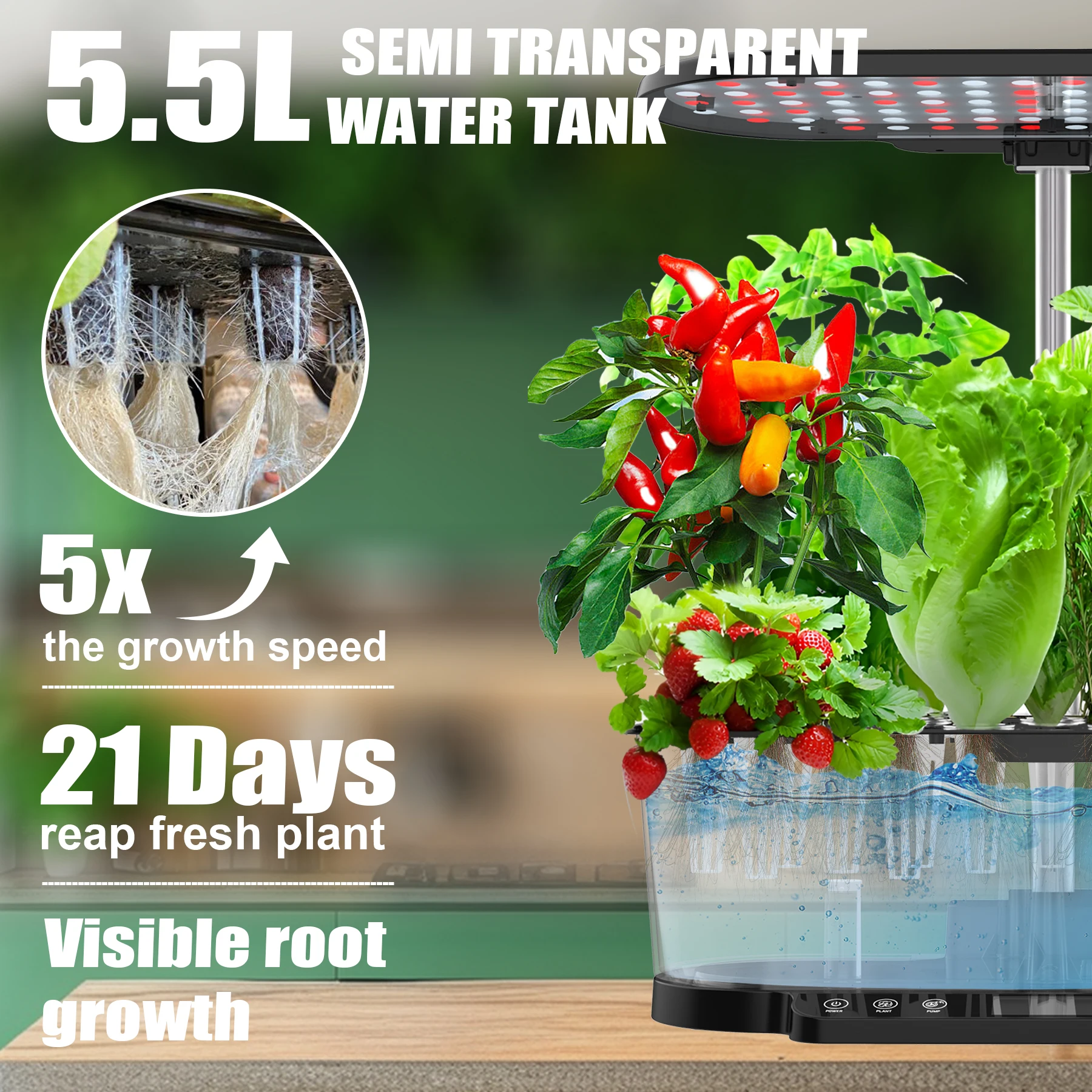 Zestaw do hydroponiki domowej  – Smart Pod Garden recenzja i cena