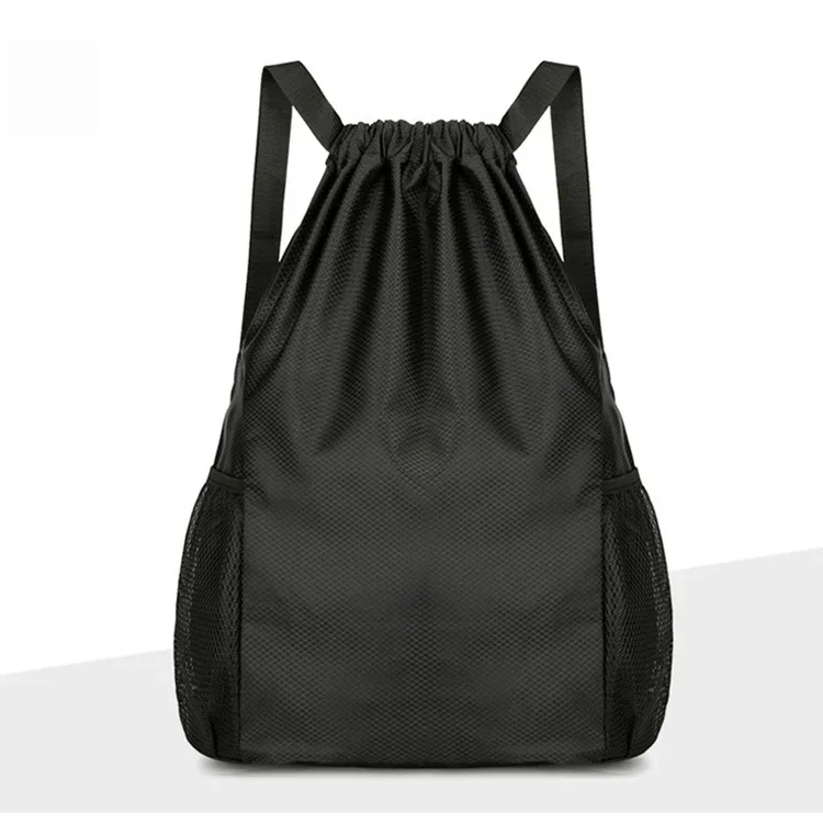 حقيبة ظهر رياضية برباط، حقيبة ظهر رياضية للياقة البدنية والسفر في الهواء الطلق للنساء والرجال، سعة كبيرة، حقائب شاطئ للسباحة، حقيبة كرة السلة