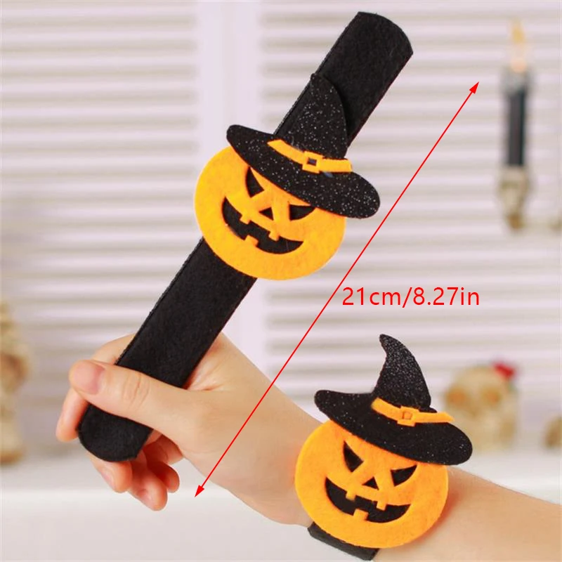 Halloween Decoratie Slap Snap Wrap Polsband Handring Klappende Ring Party Speelgoed Slap Armband Kostuum Prop Accessoires Kids Cadeau