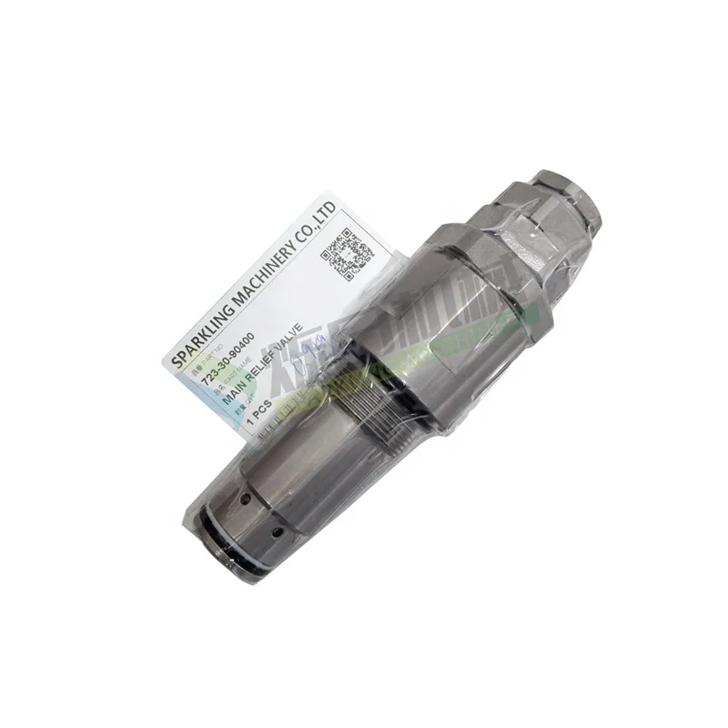 

723-30-90400 PC150 PC160 Excavator Spare Parts Relief Valve 723-30-90400