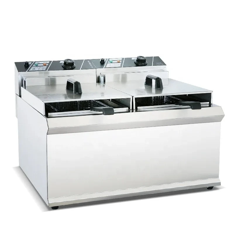 Factory Price Commercial Fast Food Kitchen Equipment Single Tank Single Basket Electric 4L Deep Fryer