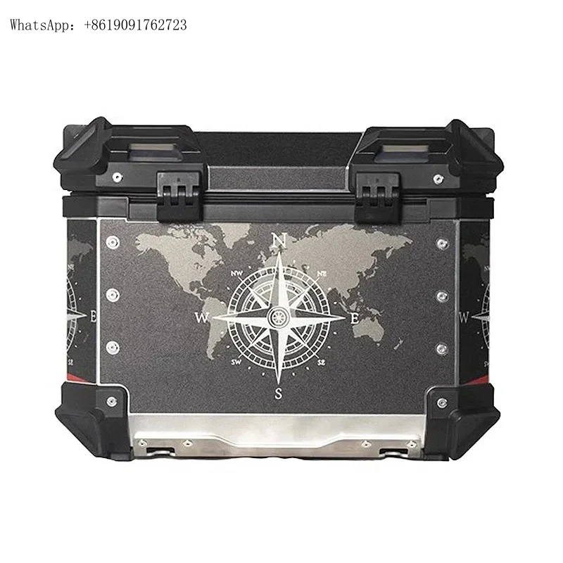 Factory Hot Selling Motorcycle Aluminum Box Rear Lage Trunk Storage Case 36L 45L 55L 65L Tail Box For  R1200GS R1250GS F750GS F8