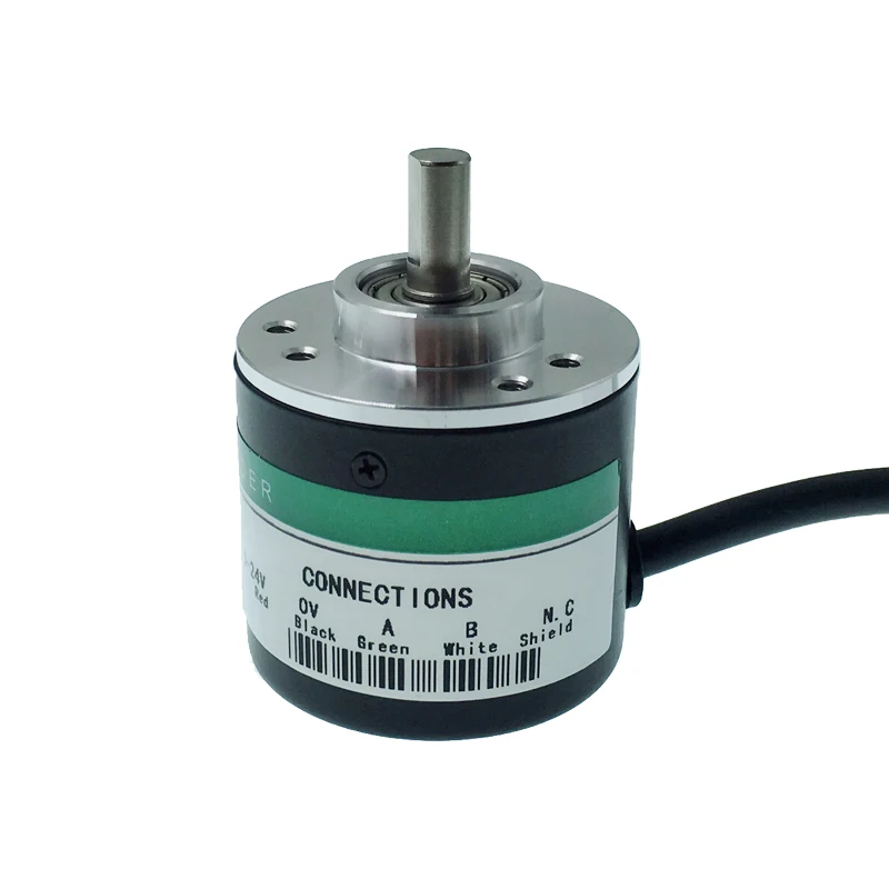 

Optoelectronic rotary encoder 100 200 300 360 400 600 pulse AB phase 5-24V coupling