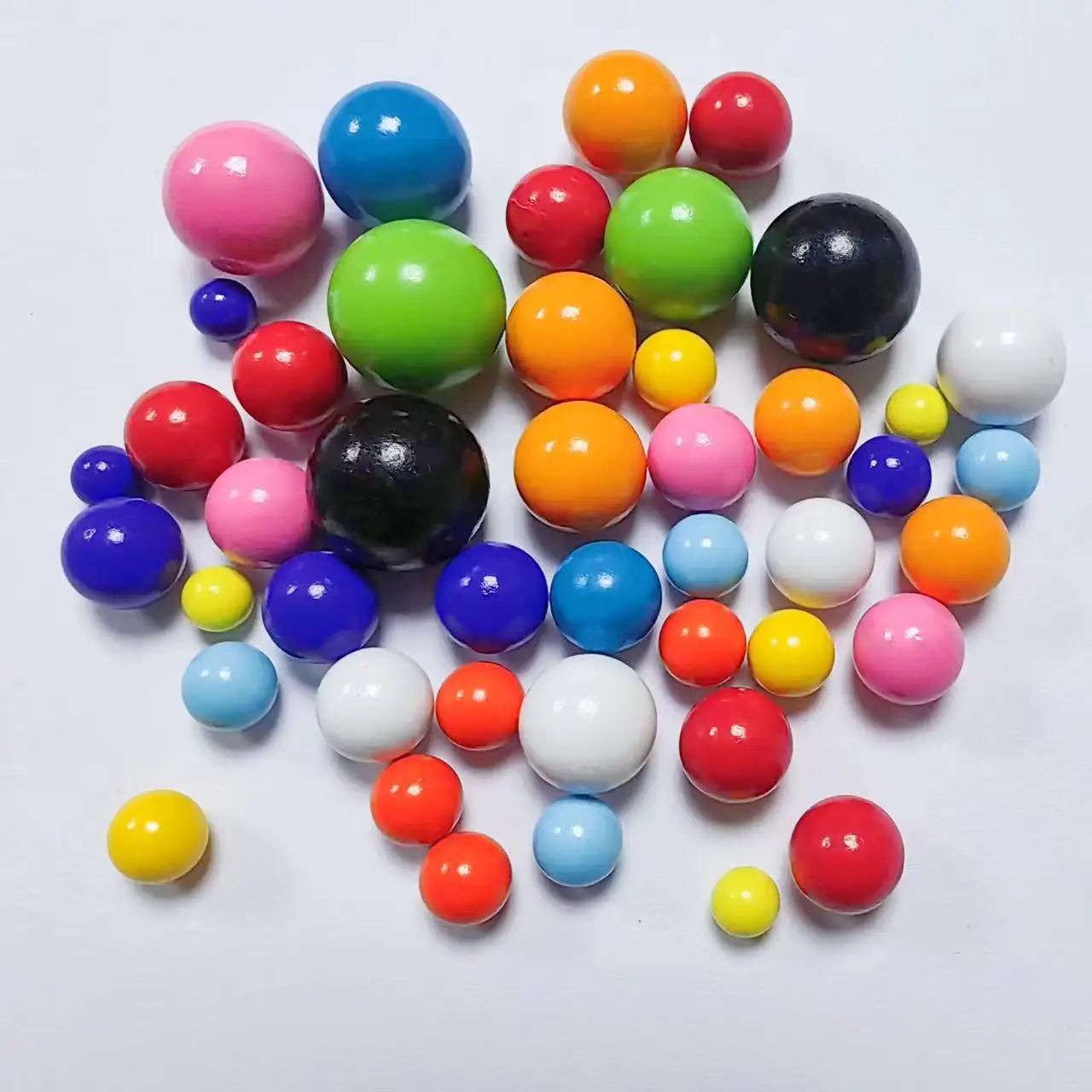 Colourful 5mm6mm7mm8mm baking Varnish Colour Solid Stainless Steel Beads Iron Beads Toys Maze Tumblers Colourful Steel Balls