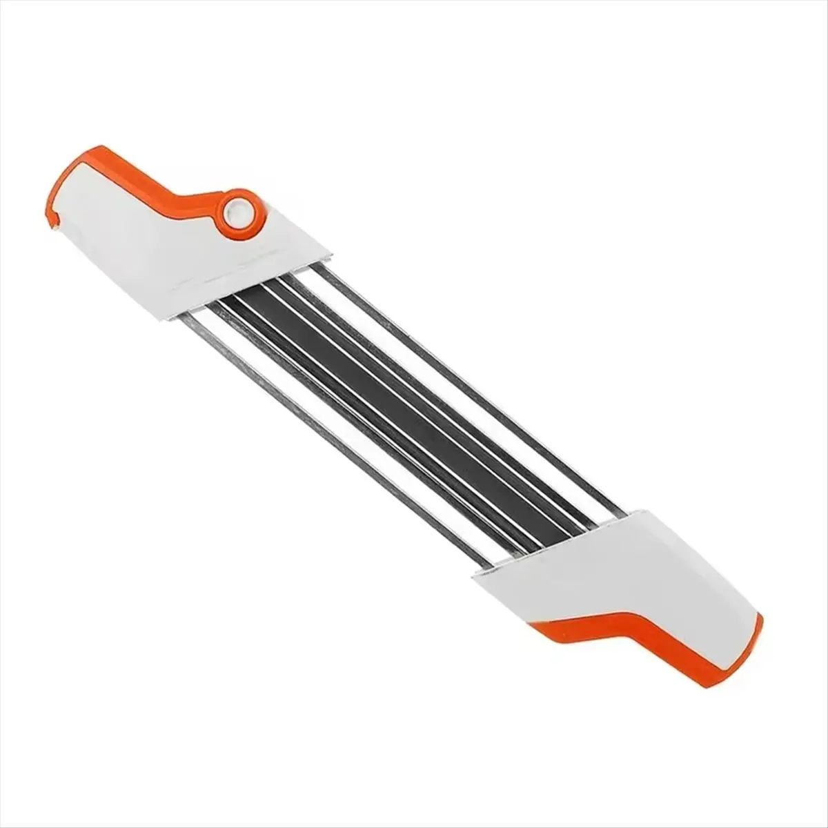 A95G 2 in 1 Chainsaw Chain Sharpener Chain File Sharpener 4.8mm Rubbing Wood Teeth Manual Chain Grinding File Sharpener Tool