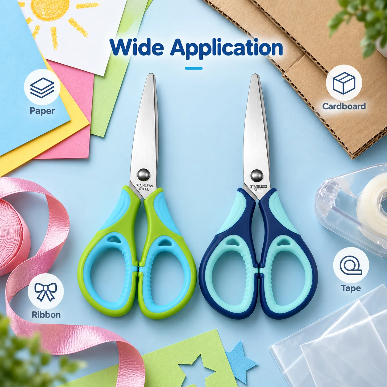 Scissors Stainless Craft - Stainless Steel Macaron Color Craft Scissors,