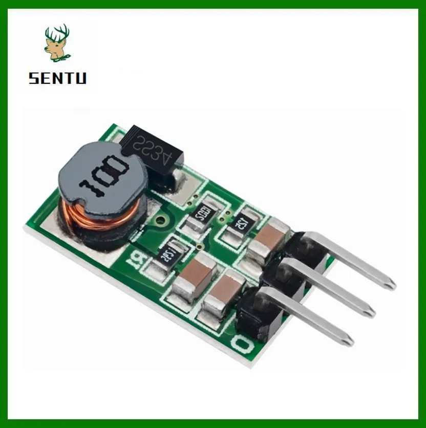 TZT DC-DC DC 5-40V to 3V 3.3V 3.7V 5V 6V 7.5V 9V 12V 1A Buck Step Down Converter Module Voltage Regulator Board without Pin